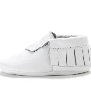 NWT IOB 2 pairs Tinybabysoles newborn shoes lace and genuine leather moccasins