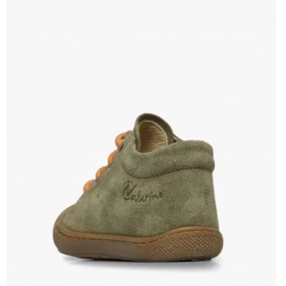 NWT NATURINO COCOON Suede First-Steps Shoes in Army green