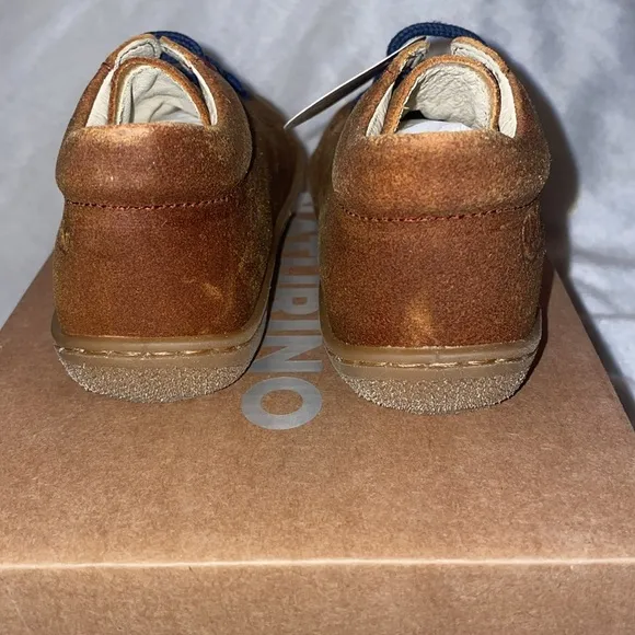 NWT NATURINO COCOON Suede first-steps shoes in Brown
