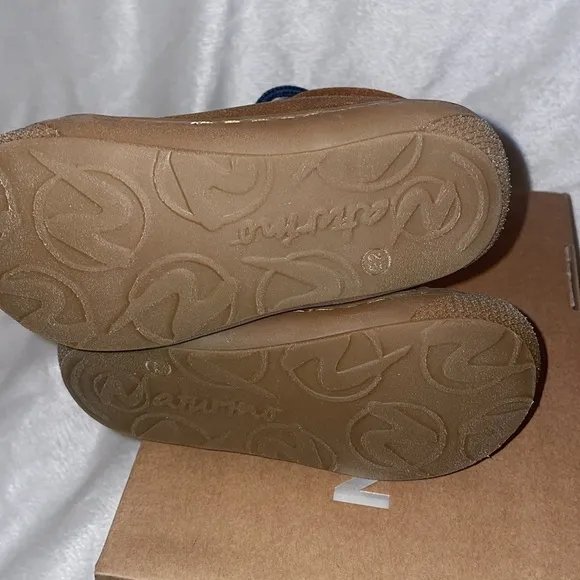 NWT NATURINO COCOON Suede first-steps shoes in Brown