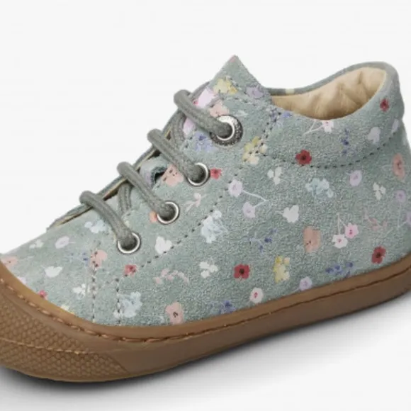 NWT NATURINO COCOON Suede first-steps shoes in Sage