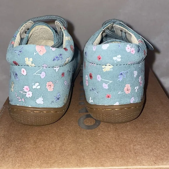 NWT NATURINO COCOON Suede first-steps shoes in Sage