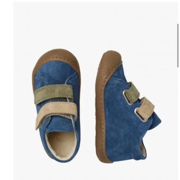 NWT NATURINO CORKEL VL Suede first-steps shoes in Navy
