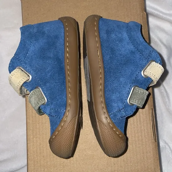 NWT NATURINO CORKEL VL Suede first-steps shoes in Navy