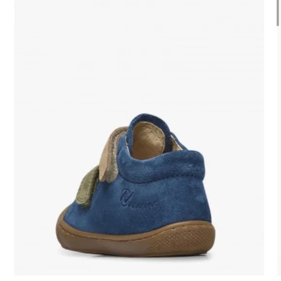 NWT NATURINO CORKEL VL Suede first-steps shoes in Navy