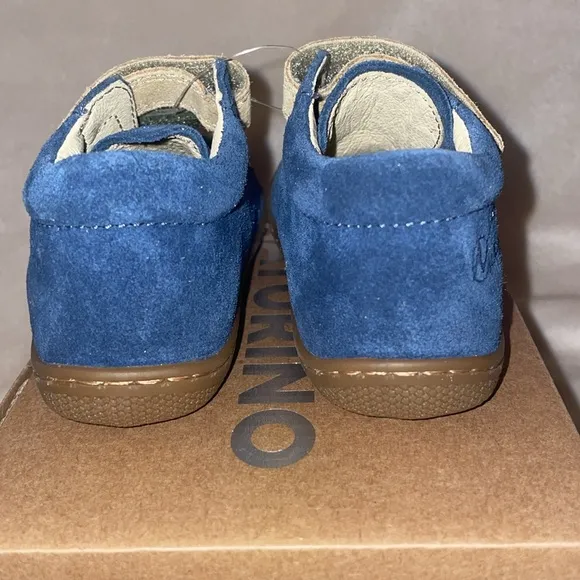 NWT NATURINO CORKEL VL Suede first-steps shoes in Navy