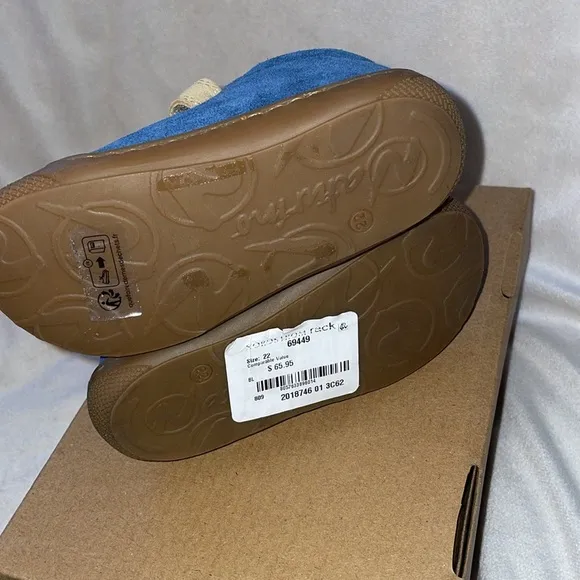 NWT NATURINO CORKEL VL Suede first-steps shoes in Navy