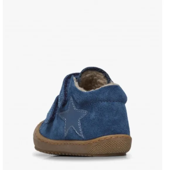 NWT NATURINO KOLDE 2 VL First-steps Leather and Suede Shoes in Blue