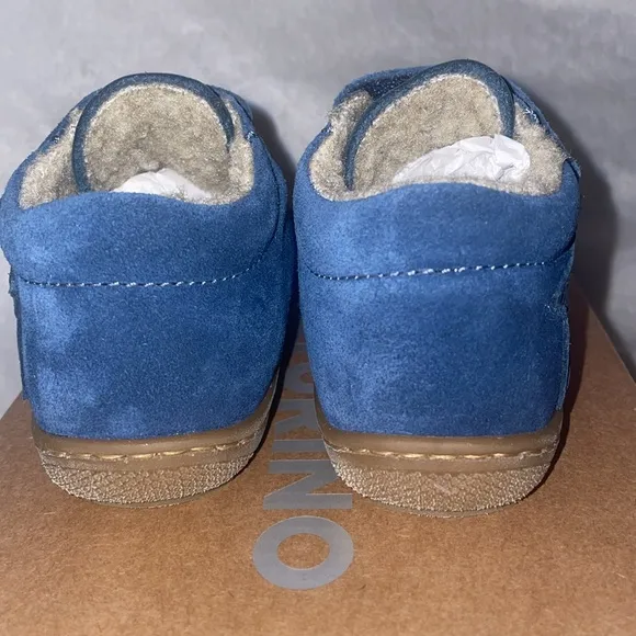 NWT NATURINO KOLDE 2 VL First-steps Leather and Suede Shoes in Blue