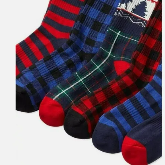 NWT Polo Ralph Lauren 6-pack Cushioned Trouser Dress Socks 6 pairs Mens 9-13