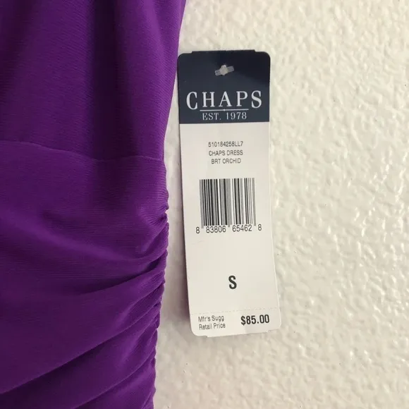 NWT Purple Chaps Dress