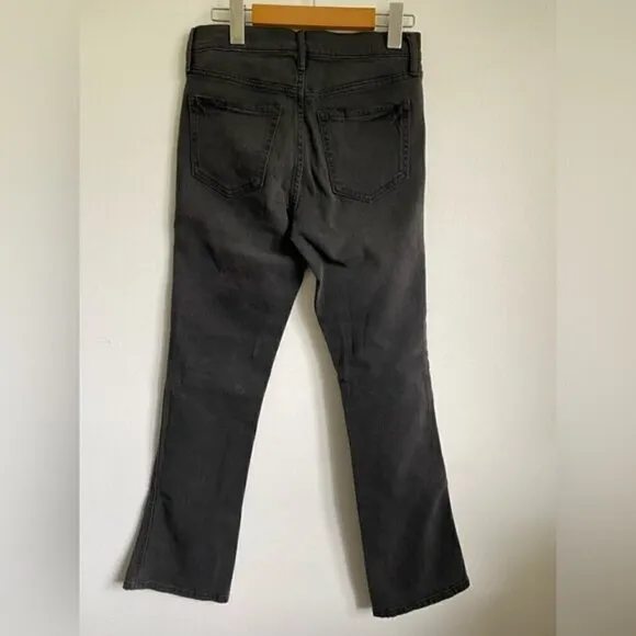 Nwt 🆕 Sam Edelman Women Linnie Kick Flare High Rise Waist Jeans • Black • US 25