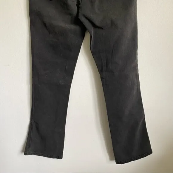 Nwt 🆕 Sam Edelman Women Linnie Kick Flare High Rise Waist Jeans • Black • US 25