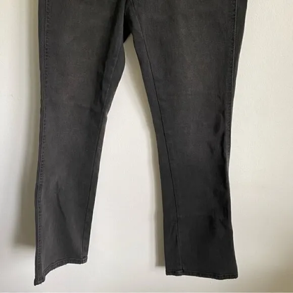 Nwt 🆕 Sam Edelman Women Linnie Kick Flare High Rise Waist Jeans • Black • US 25