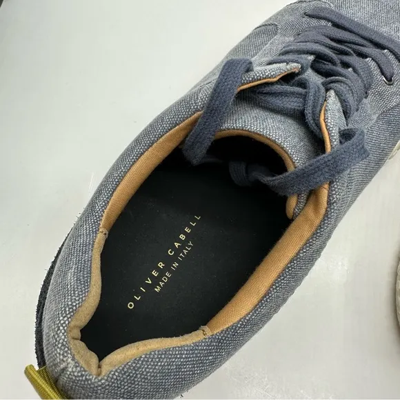 Oliver Cabell Men’s 10.5 Hardell Casual Shoes Sneakers Canvas Low Lace Y2K
