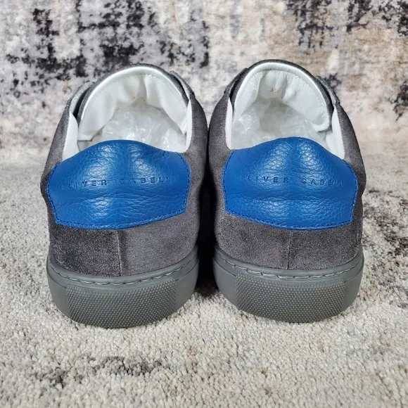 Oliver Cabell Men's Low 1 Pigment Sneacker Grey Blue Suede Size 42/9