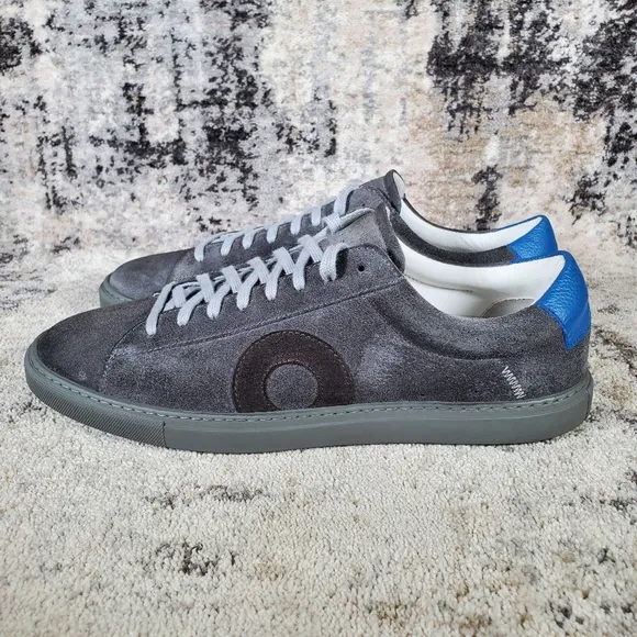 Oliver Cabell Men's Low 1 Pigment Sneacker Grey Blue Suede Size 42/9