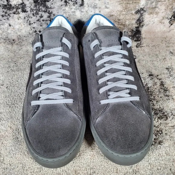Oliver Cabell Men's Low 1 Pigment Sneacker Grey Blue Suede Size 42/9