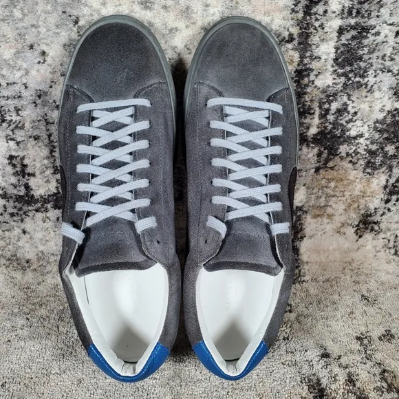 Oliver Cabell Men's Low 1 Pigment Sneacker Grey Blue Suede Size 42/9