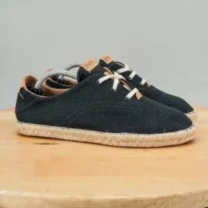 Olukai Kaula Pa‘a Li Paniolo Women's Size 10 Shoes Black Low Top Comfort Shoe