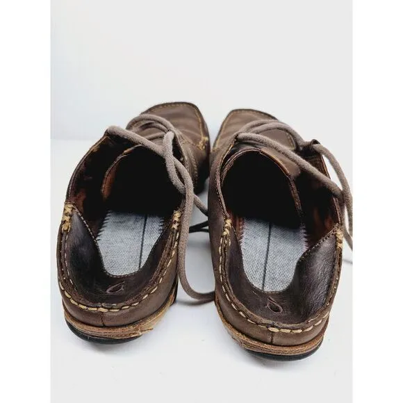 Olukai Men 9 brown color