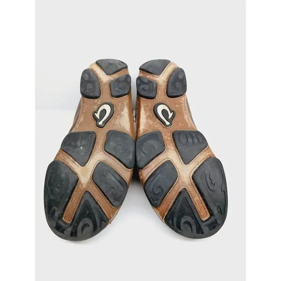 Olukai Men 9 brown color