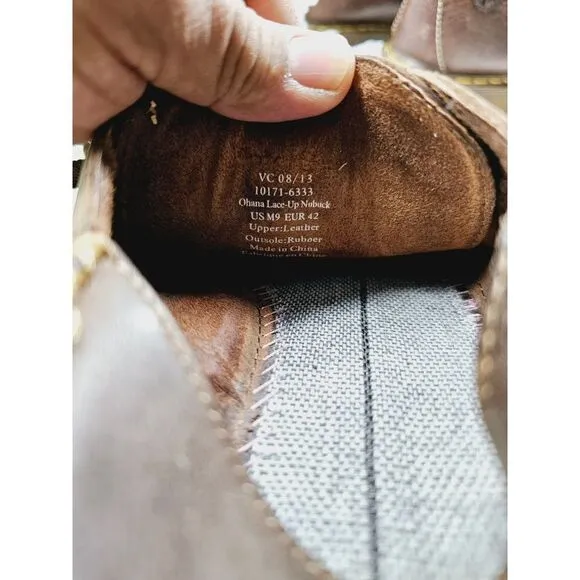 Olukai Men 9 brown color