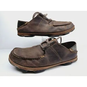 Olukai Men 9 brown color