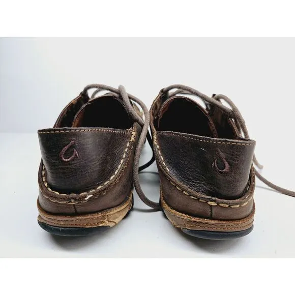 Olukai Men 9 brown color