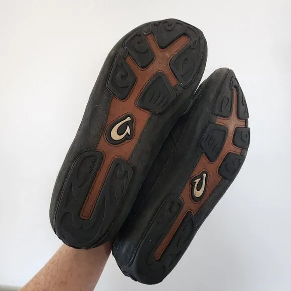 Olukai Mens Leather Loafers Akepa Moccasins Driving Shoes 13