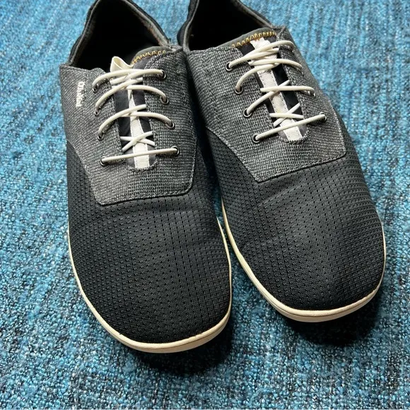 Olukai Nohea Moku Men's Slip On Casual Sneakers Shoes in Dark Shadow