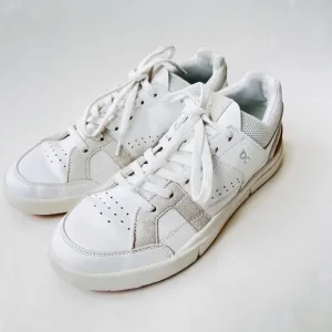 On cloud The Roger women sneakers , white/gray/green, Size 8.5