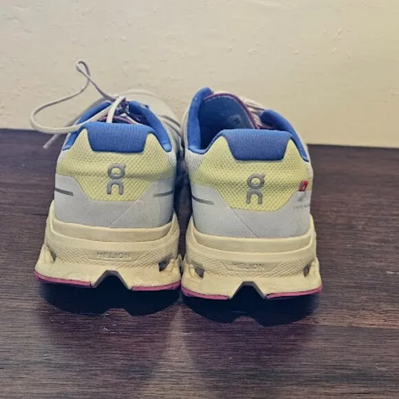 On Cloudvista White Purple Women Size 8.5 EU 40 Running Shoes Sneakers