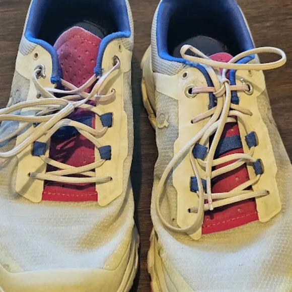 On Cloudvista White Purple Women Size 8.5 EU 40 Running Shoes Sneakers