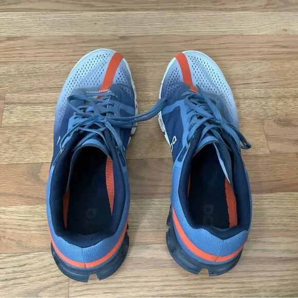 On Men's Running Cloudflow 3.0 Sneakers Shoes Light Blue Lake Flare Size 11