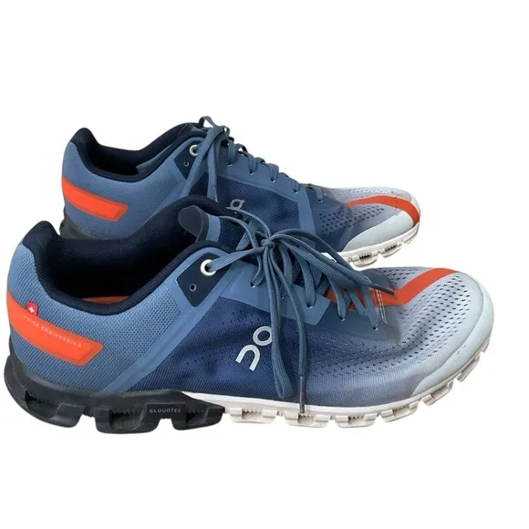 On Men's Running Cloudflow 3.0 Sneakers Shoes Light Blue Lake Flare Size 11