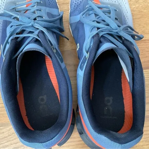 On Men's Running Cloudflow 3.0 Sneakers Shoes Light Blue Lake Flare Size 11