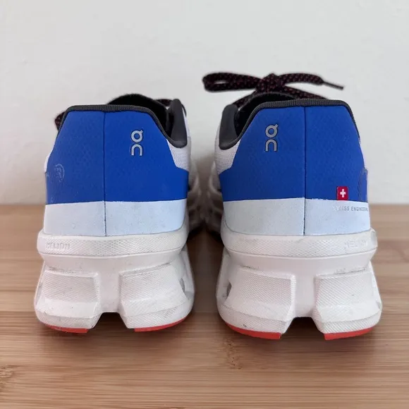 ON Woman's Cloudmonster, Frost/Cobalt, Size 7.5