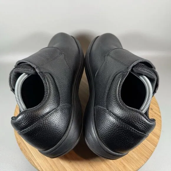 Orthofeet Broadway 510 Black Leather Comfort Shoes Men’s Size 10 4E Wide