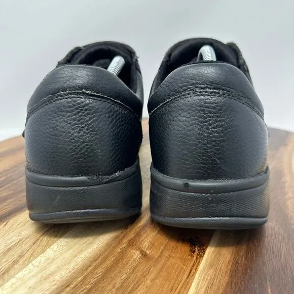 Orthofeet Broadway 510 Men’s Size 10.5 D Medium Black Leather Comfort Shoes