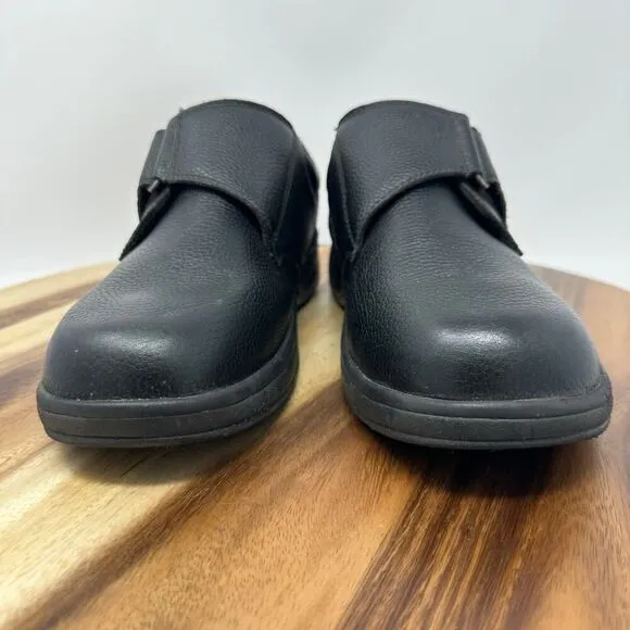 Orthofeet Broadway 510 Men’s Size 10.5 D Medium Black Leather Comfort Shoes