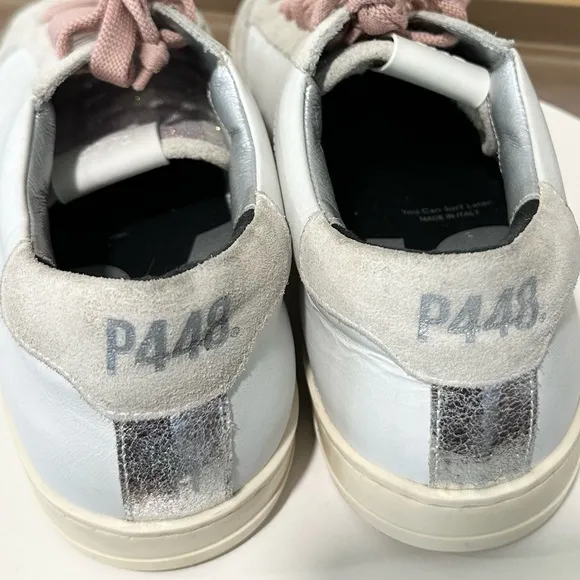 🌹P448🌹 John Leather Sneaker Size: 43