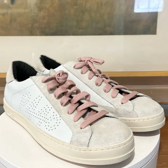 🌹P448🌹 John Leather Sneaker Size: 43