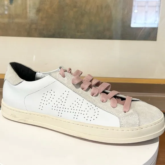 🌹P448🌹 John Leather Sneaker Size: 43