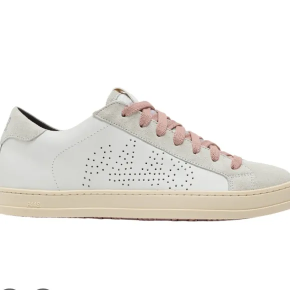 🌹P448🌹 John Leather Sneaker Size: 43