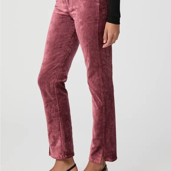 Paige Cindy Straight Pant - In Warm Suede