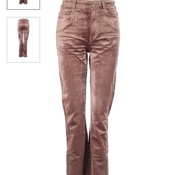 Paige Cindy Straight Pant - In Warm Suede