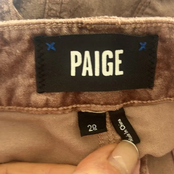 Paige Cindy Straight Pant - In Warm Suede