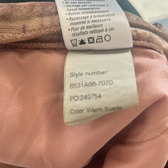 Paige Cindy Straight Pant - In Warm Suede