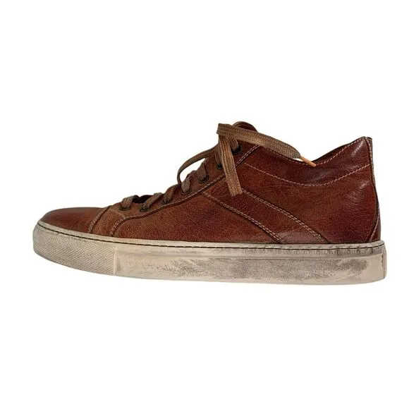 Paolo Amelie Chocolate Men’s Shoes Dip Dyed Italy Sneakers Leather 39 EU 6 US